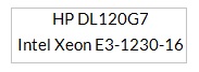 CPU 3.20Ghz 
Memory 	16 GB DDR3
Storage Space 	4 x 1 TB SATA2
Bandwidth 100 TB
